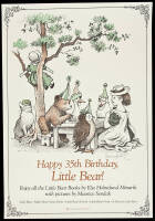 Happy 35th Birthday, Little Bear! Enjoy all the Little Bear Books by Else Holmelund Minarik with Pictures by Maurice Sendak - signed by Sendak