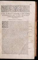 [The Romane Historie... Also the Breviaries of L. Florus: with a chronologie to the whole historie: and the topographie of Rome in old time. Translated out of Latine into English, by Philemon Holland...]