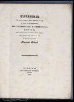 Esperienze Sull'azion Chimica Dello Spettro Solare, e loro Conseguenze Relativamente alla Dagherrotipia; Memoria letta alla Reale Accademia delle Scienze nella Tornata del 4 Febbrajo 1840 dal Socio Corrispondente Macedonio Melloni