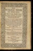 The Whole Book of Psalmes: Collected into English Meeter