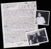 Collection of 22 typed unpublished letters signed by Bukowski all to ex-girlfriend Joan Babbage, also with 3 original Bukowski paintings, Bukowski’s phone bill inscribed with drawings and note to Babbage, plus two original photographs (inscribed with note - 6