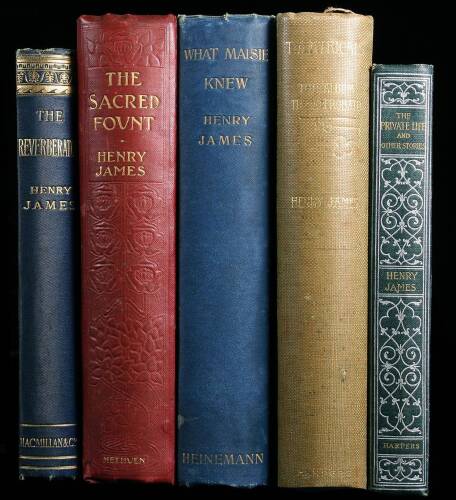 Lot of 5 volumes by Henry James