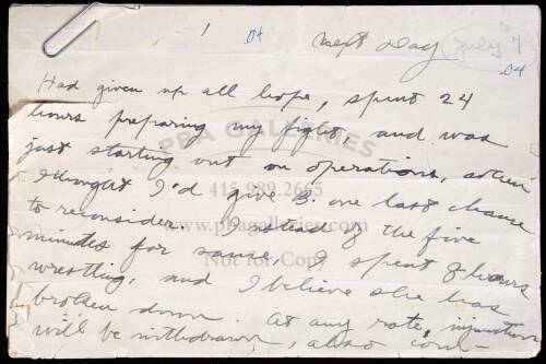 Autograph Letter Signed by Jack London to Charmian Kittredge