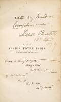 A E I Arabia Egypt India: A Narrative of Travel