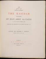 The Kas&icirc;dah of H&acirc;j&icirc; Abd&ucirc; Al-Yazd&icirc;
