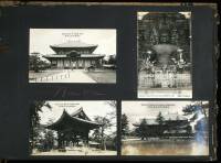 Album with 109 assorted photographs and postcards of Japan