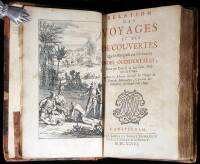 Relation des Voyages et des De'Couvertes Que les Espagnols ont fait dans les Indes Occidentales; Avec la Relation Curieuse des Voyages du Sieur de Montauban, Captaine des Filbustiers, en Guinee l'an 1695