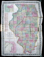 New Sectional Map of the State of Illinois. Compiled from the United States Surveys...by J.M. Peck, John Messinger, and A.J. Matheson