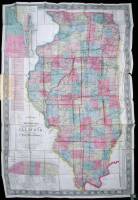 New Sectional Map of the State of Illinois. Compiled from the United States Surveys...by J.M. Peck, John Messinger, and A.J. Matheson