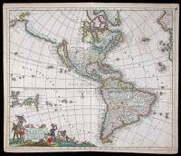 Recentissima Novi Orbis sive Americae Septentrionalis et Meridionalis Tabula