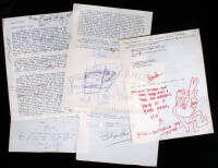 Bukowski’s unpublished love letters to Linda King (all that are known). A collection of 60 typed letters by Charles Bukowski, plus 13 poems relating to Linda King and an early draft manuscript chapter used for his 1978 novel Women