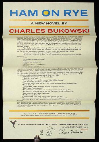 Ham on Rye - signed broadside
