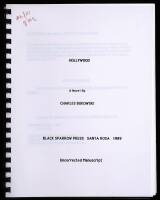 Hollywood: A Novel &ndash; Uncorrected Manuscript - 1 of 10 copies