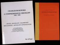 Set of 2 Charles Bukowski bibliographies