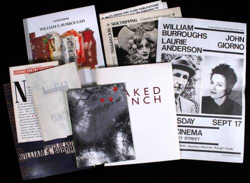 Lot of 10 William S. Burroughs Art / Photography volumes, plus paper items