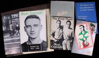 Lot of 6 Neal Cassady volumes, plus broadside