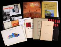 Lot of 16 Fine Press volumes of Ginsberg – 9 are signed by Ginsberg