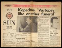 The Sun, City Edition, Lowell, Mass. - Jack Kerouac first obituary report