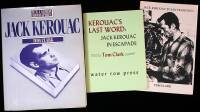 Lot of 3 books about Kerouac by Tom Clark