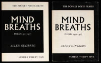 Mind Breaths, Poems 1972-77 &ndash; 2 different issues, both signed