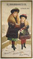 Holbrook Shoes Christmas Advertising Show Card
