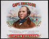 Capt. Ericsson Inner Cigar Box Label