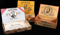 Lot of 3 Civil War Cigar Boxes