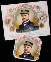 Admiral Fairfax Inner & Outer Cigar Box Label Set