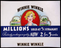 Winnie Winkle Inner Cigar Box Label