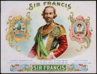 Sir Francis Inner Cigar Box Label