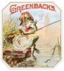 Greenbacks Outer Cigar Box Label