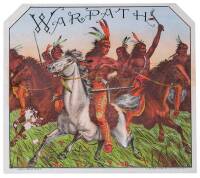 Warpath Outer Cigar Box Label