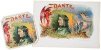 Dante Inner & Outer Cigar Box Label Set