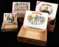 Lot of 4 Military Cigar Boxes