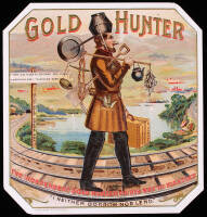 Gold Hunter Outer Cigar Box Label