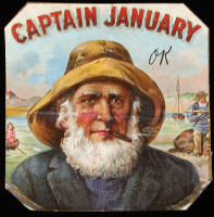 Captain January Outer Cigar Box Label