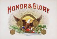 Original Art For Honor & Glory Cigar Box Label