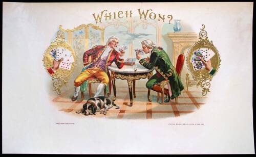 Which Won? Inner Cigar Box Label