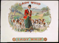 Lady Whip Inner Cigar Box Label