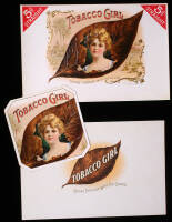 Tobacco Girl Cigar Box Label Set