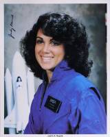 Photograph of Space Shuttle astronaut Judith Resnick, signed