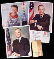 Signatures of Mercury astronauts John Glenn, Scott Carpenter, Gordon Cooper and Walter M. Schirra