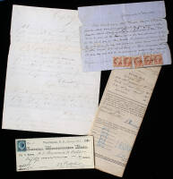 Lot of 9 Civil War Era Autographs and Documents