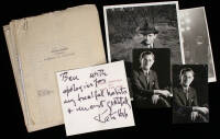 Broadway Theatre Archive With Katherine Hepburn Autograph