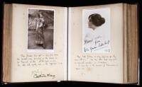 Set of 2 Edwardian Theatre Autograph Albums
