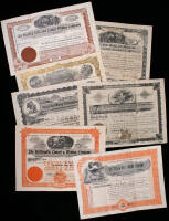 Lot of 16 Colorado Mining Stock Certificates