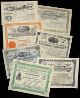 Lot of 13 Colorado Mining Stock Certificates With Related Documents