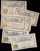 Lot of 10 Mineral County Nevada Mining Stock Certificates