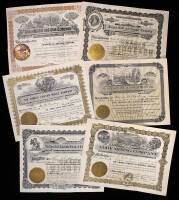 Lot of 23 Mining & Oil Stock Certificates From Various States Including Alaska and Arizona