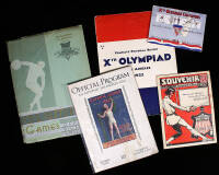 Lot of 5 Souvenirs from 1932 Los Angeles Olympic Games